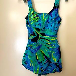 Jantzen Skirted Swimsuit sz10